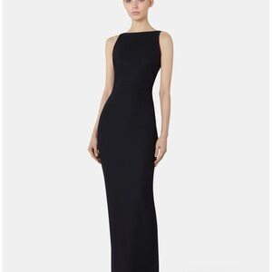 Chiara Boni La Petite Robe Sleeveless Stretch Jersey Black Maxi Dress size 50